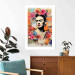 Poster Collage With Frida - Colorful Composition With Portrait and Flowers in the Background 152191 additionalThumb 9