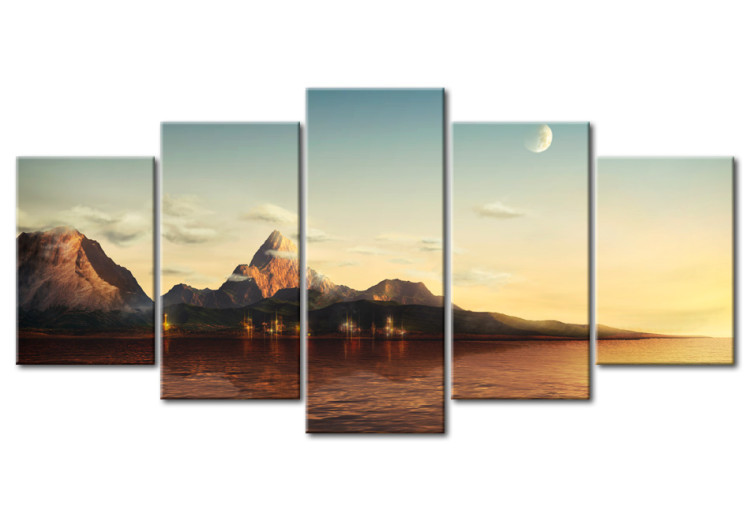 Canvas Art Print Sunrise in the mountains 58491
