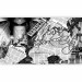 Photo Wallpaper Street Art - Black and White Mural with Inscriptions and Architecture of New York 60691 additionalThumb 5
