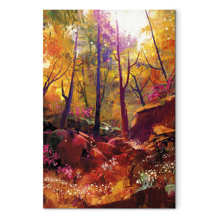 Canvas Art Print Painted Forest            88691