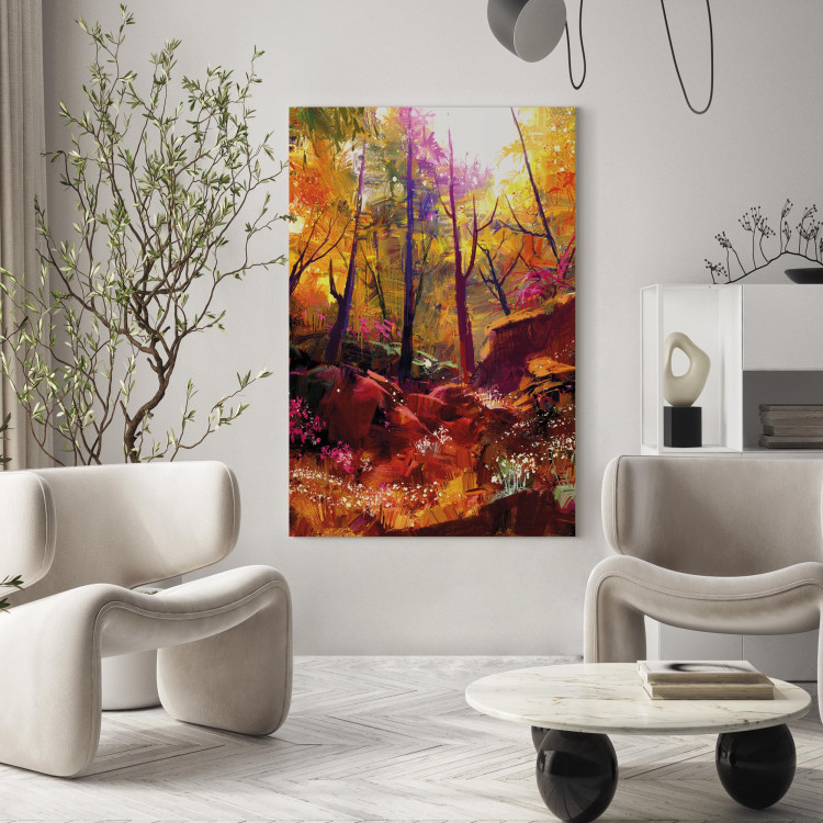 Canvas Art Print Painted Forest            88691 additionalImage 3