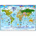 Photo Wallpaper World Map for Kids 98091 additionalThumb 1