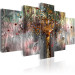 Canvas Print Tree of Eternity (5-piece) - Beautifully Adorned Colorful Abstraction 105602 additionalThumb 2