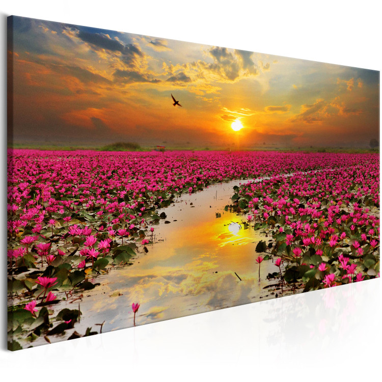 Canvas Lily Field (1 Part) Narrow 107302 additionalImage 2