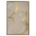 Wall Poster Lucky Number - composition on a brown background with a golden accent 117902 additionalThumb 16