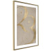 Wall Poster Lucky Number - composition on a brown background with a golden accent 117902 additionalThumb 11