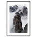Poster Rocks in the Clouds - Scandinavian landscape with mountains in fog 118502 additionalThumb 15