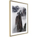Poster Rocks in the Clouds - Scandinavian landscape with mountains in fog 118502 additionalThumb 6
