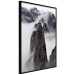 Poster Rocks in the Clouds - Scandinavian landscape with mountains in fog 118502 additionalThumb 10