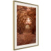 Wall Poster Fulfilled Dreams - autumn forest landscape with falling leaves 123902 additionalThumb 2