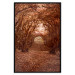 Wall Poster Fulfilled Dreams - autumn forest landscape with falling leaves 123902 additionalThumb 18