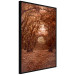 Wall Poster Fulfilled Dreams - autumn forest landscape with falling leaves 123902 additionalThumb 10
