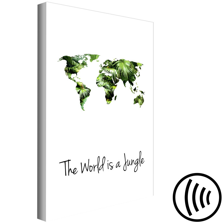 Canvas Print The World Is a Jungle (1 Part) Vertical 125402 additionalImage 6