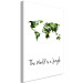 Canvas Print The World Is a Jungle (1 Part) Vertical 125402 additionalThumb 2