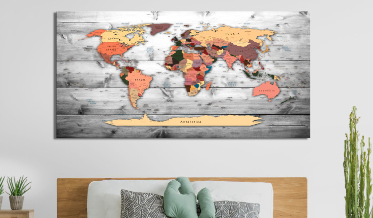 Large canvas print World Map: New Directions II [Large Format] 128502 additionalImage 6