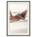 Poster Dreamy Gust - seascape with a piece of a woman's dress blowing in the wind 129502 additionalThumb 19