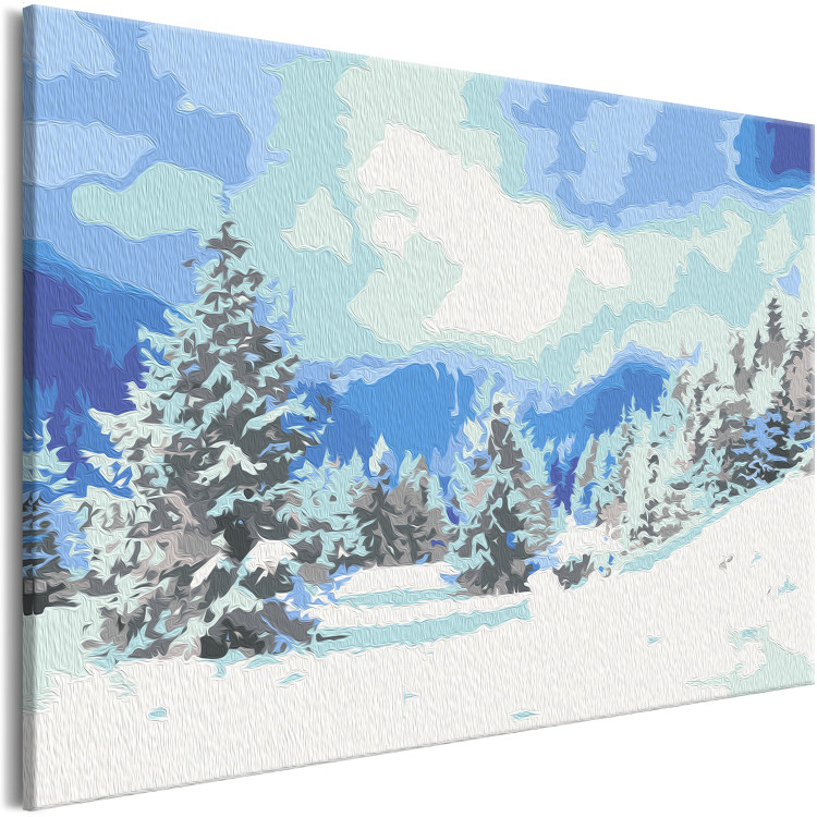 Paint by number Snow Christmas Trees 130702 additionalImage 3