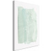 Canvas Print Minty Larch (1-piece) Vertical - line art on a pastel background 130802 additionalThumb 2