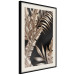 Wall Poster Golden Island - composition of tropical plant leaves on a black background 131802 additionalThumb 2