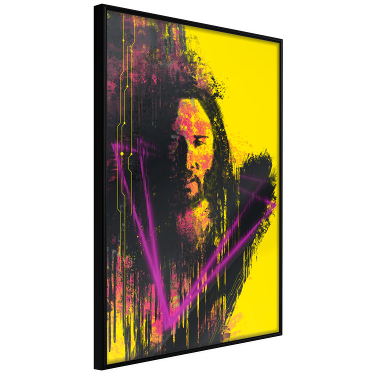 Wall Poster Cyber Future - abstract figure amidst various colors and shapes 132202 additionalImage 10