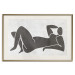 Poster Reclining Goddess - black and white silhouette of a reclining woman in boho style 134202 additionalThumb 20