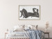Poster Reclining Goddess - black and white silhouette of a reclining woman in boho style 134202 additionalThumb 7