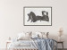 Poster Reclining Goddess - black and white silhouette of a reclining woman in boho style 134202 additionalThumb 24