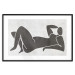 Poster Reclining Goddess - black and white silhouette of a reclining woman in boho style 134202 additionalThumb 17