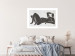 Poster Reclining Goddess - black and white silhouette of a reclining woman in boho style 134202 additionalThumb 5