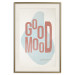 Wall Poster Good Mood - red English text on a pastel abstract background 135002 additionalThumb 20