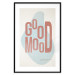 Wall Poster Good Mood - red English text on a pastel abstract background 135002 additionalThumb 15