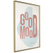 Wall Poster Good Mood - red English text on a pastel abstract background 135002 additionalThumb 12