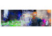 Canvas Colorful Blots (1-piece) narrow - artistic colorful abstraction 138502