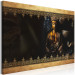 Canvas Art Print Golden Faith (1-piece) Wide - oriental composition in Zen style 138702 additionalThumb 2