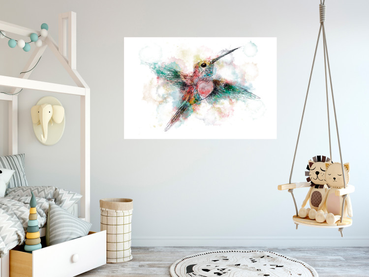 Wall Poster Colorful Hummingbird [Poster] 143502 additionalImage 2