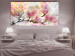 Canvas Art Print Blooming Magnolia (1-piece) - tree covered with pink flowers 144502 additionalThumb 3