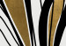 Wall Poster Abstract Nature - Black and Gold Leaves, Rising Sun and Dew 145102 additionalThumb 14