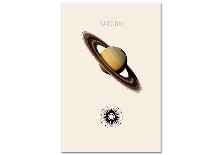 Canvas Print Saturn - Cosmic Lord of the Rings in Our Solar System 146302