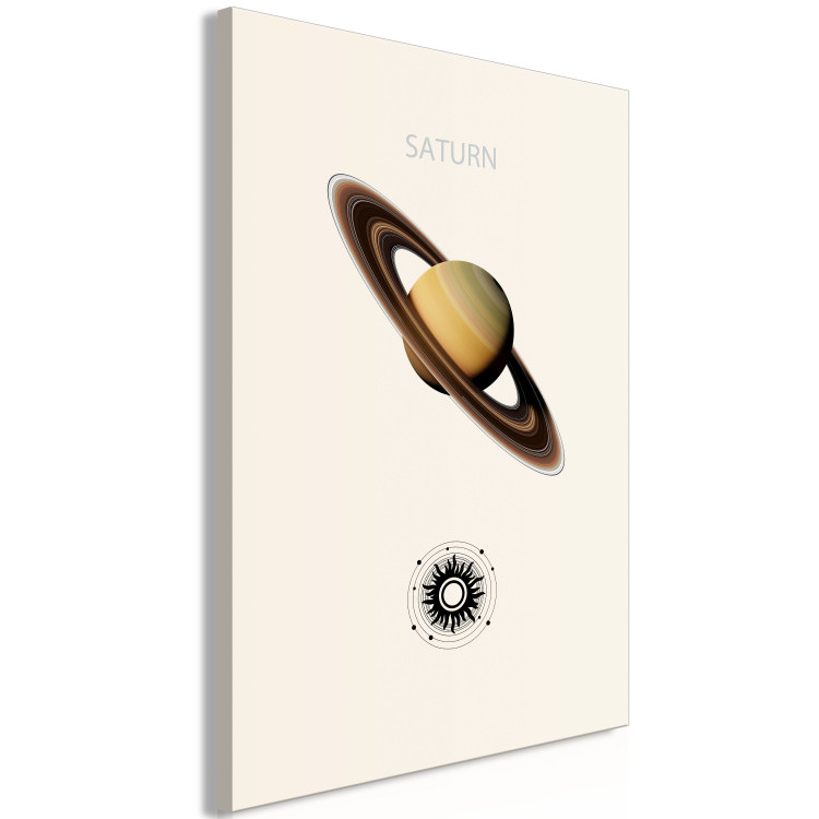 Canvas Print Saturn - Cosmic Lord of the Rings in Our Solar System 146302 additionalImage 2
