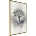 Wall Poster Landscape - Lonely Tree on an Abstract Light Gray Background 148902 additionalThumb 6