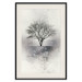 Wall Poster Landscape - Lonely Tree on an Abstract Light Gray Background 148902 additionalThumb 26