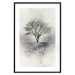 Wall Poster Landscape - Lonely Tree on an Abstract Light Gray Background 148902 additionalThumb 25