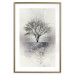 Wall Poster Landscape - Lonely Tree on an Abstract Light Gray Background 148902 additionalThumb 27