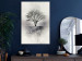 Wall Poster Landscape - Lonely Tree on an Abstract Light Gray Background 148902 additionalThumb 11