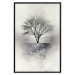 Wall Poster Landscape - Lonely Tree on an Abstract Light Gray Background 148902 additionalThumb 20
