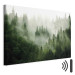 Canvas Print Mountain Forest - View of Green Coniferous Trees Covered With Fog 151202 additionalThumb 7
