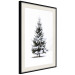 Poster Winter Tree - Spruce Covered With Snow on a White Solid Background 151702 additionalThumb 3