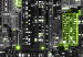 Canvas Print Emerald lights on skyscrapers in New York 58402 additionalThumb 5