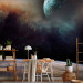 Photo Wallpaper Space - Landscape with Space and Dark Sky with a View of the World 60602 additionalThumb 4