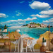 Wall Mural Deserted Island - Landscape with turquoise water, rocks, and palm trees 61702 additionalThumb 4